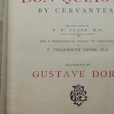 RESTAURACIÓN DEL QUIXOTE BY CERVANTES DE 1911