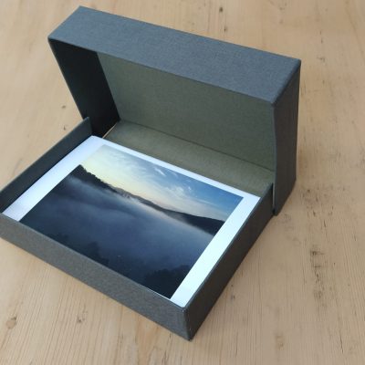 CAJA DE TRES PIEZAS FORRADAS EN TELA