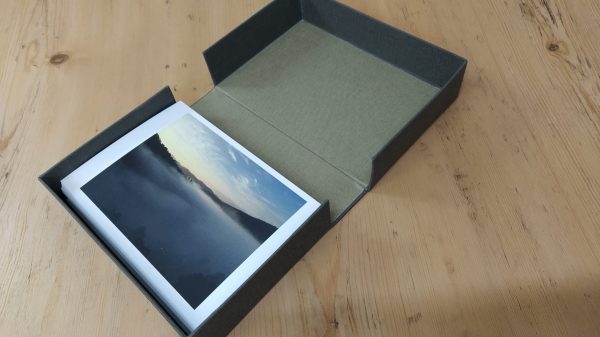 CAJA DE TRES PIEZAS FORRADAS EN TELA - Imagen 2